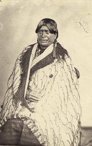 Dronning av Tairoa, ca. 1860 (albumtrykk)